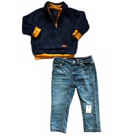 7 For All Mankind Other - 7 FOR ALL MANKIND BABY MATCHING SET SIZE 12 MONTHS